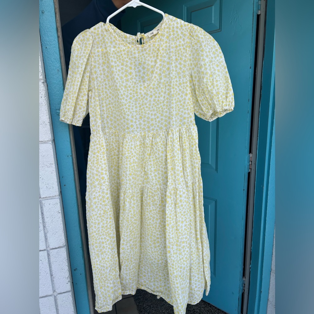 Clad & Cloth NWOT “The Bookworm Dress” in Yellow - Picture 2 of 2